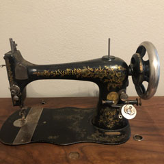 The identification of vintage Singer sewing machines