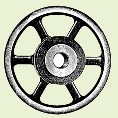 Singer sewing machine balance wheels